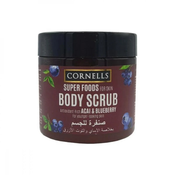 Cornell's Superfoods Acai &amp; Blueberry Body Scrub 475ml