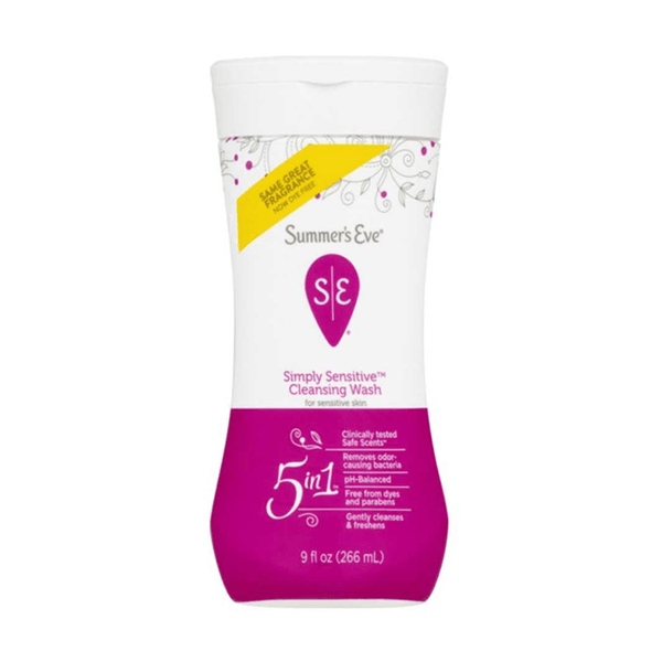 Summer's Eve Simply Sensitive Intimate Wash for Sensitive Skin - 266ml