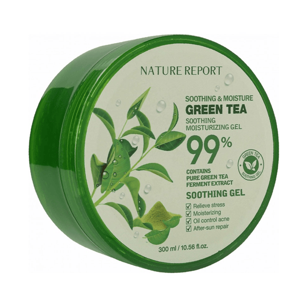 Nature Report Green Tea Soothing Moisturizing Gel - 300ml