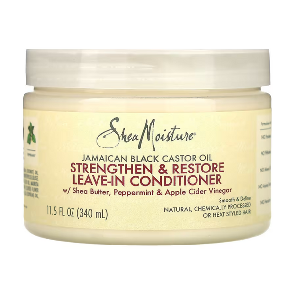 Shea Moisture Jamaican Black Castor Oil Strengthen &amp; Promote Hair Growth Leave-In Conditioner - 340ml