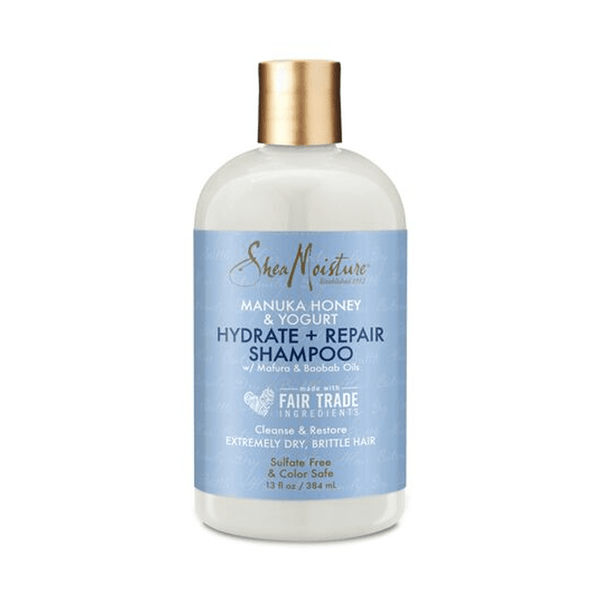 Shea Moisture Manuka Honey, Yogurt &amp; Shea Butter Hydrating Shampoo for Damaged Hair - 384ml